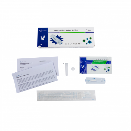 Picture of COVID-19 antigen test  kits